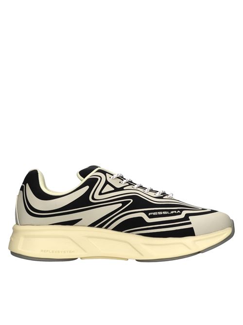 Sneakers modello SHOES RUNFLEX#2 in gomma FESSURA | SHOES RUNFLEX #02NERO-DUST